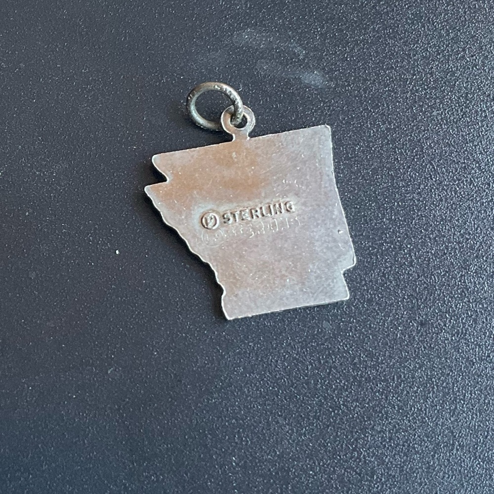 Arkansas Sterling Silver Charm - Picture 4 of 4